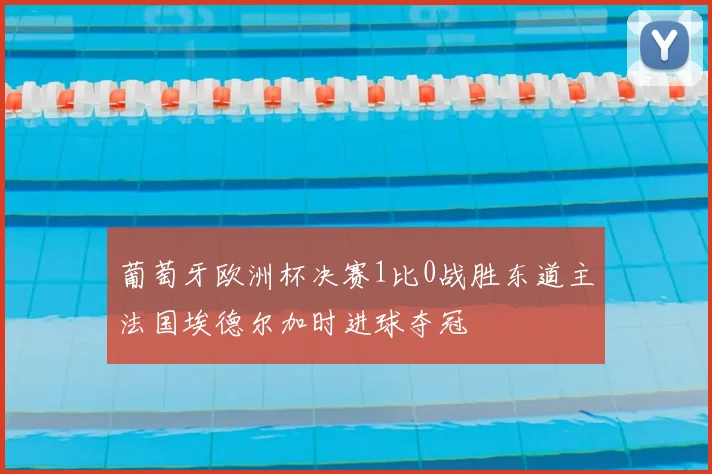 葡萄牙欧洲杯决赛1比0战胜东道主法国埃德尔加时进球夺冠