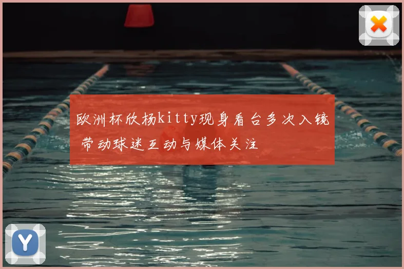 欧洲杯欣杨kitty现身看台多次入镜 带动球迷互动与媒体关注